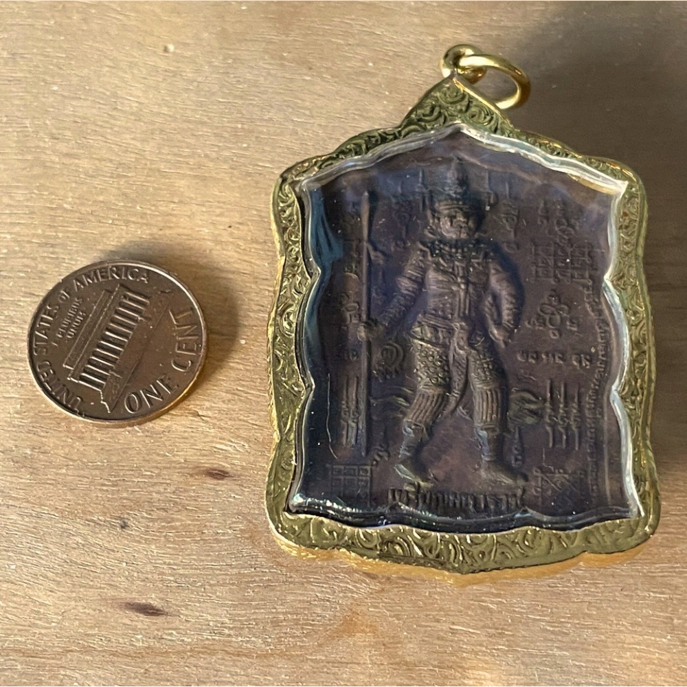 Old LP Karhong Thai Buddhist Amulet - Picture 6 of 8